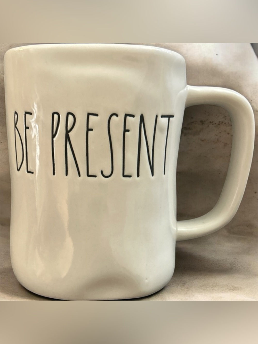 Rae Dunn Cream Artisan Collection Mug by Magenta